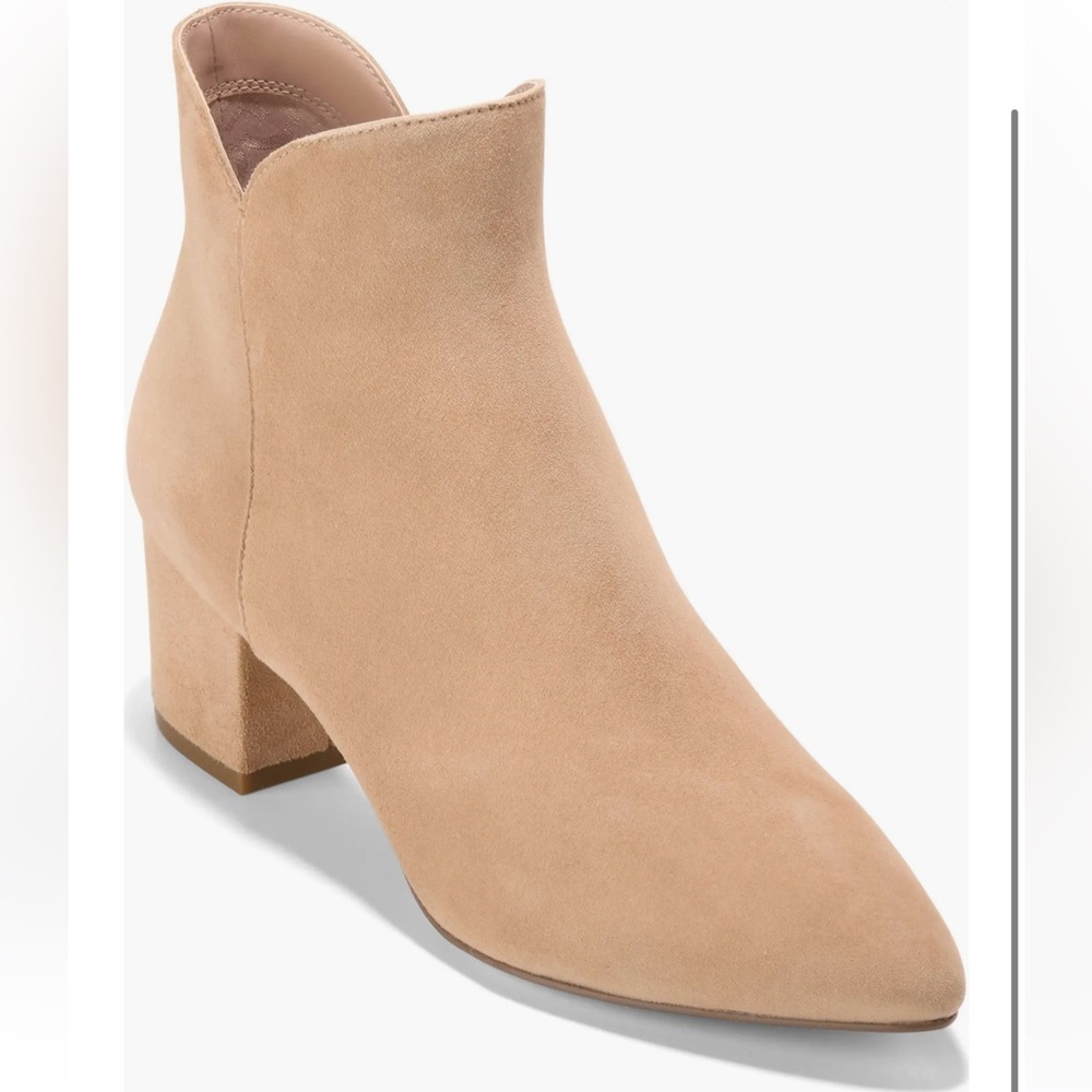 New‎ without Box Cole Haan Women’s Elyse Genuine Suede Bootie